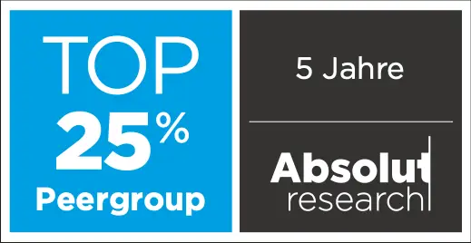 Top 25% Absolut Research Peergroup