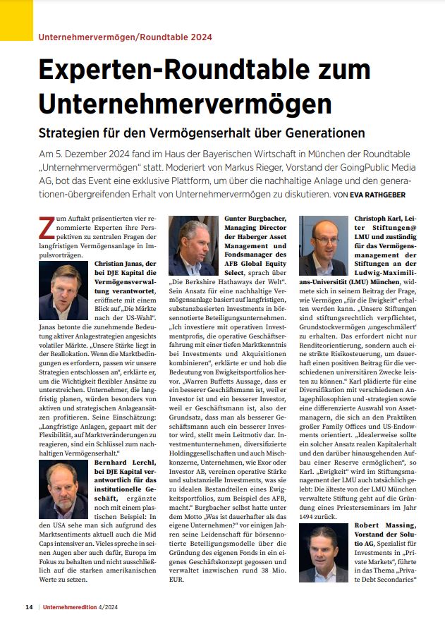 Unternehmer-Edition-Roundtable